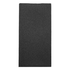 Kitap Katlama Siyah Airlaid Kumaş Dokulu Peçete 20x40cm