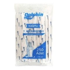 Dolphin Kağıt Sargılı Tahta Karıştırıcı 18 cm