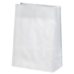 Sapsız Beyaz Taşıma Torbası Orta Boy 22x14x30 cm