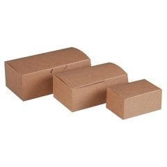 Kraft Karton Nugget Kutusu Küçük 12x8x6 cm