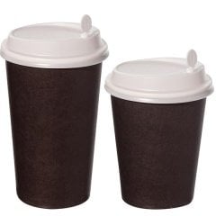 Arnes 14 oz Siyah Karton Bardak