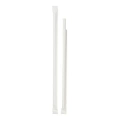 Beyaz Frozen Kağıt Pipet Kağıt Sargılı 8 x 204 mm