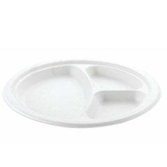 Ekolojik 3 Gözlü Karton Tabak 26 cm
