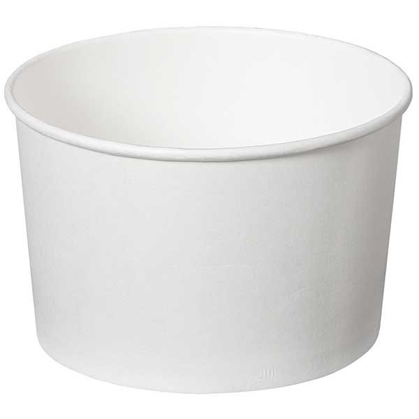 16 Oz Beyaz Karton Çorba Kasesi 50'li (Kapak Hariç)