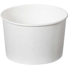 16 Oz Beyaz Karton Çorba Kasesi 50'li (Kapak Hariç)