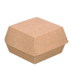 Kraft Hamburger Kutusu Jumbo Boy 13x13x10 cm