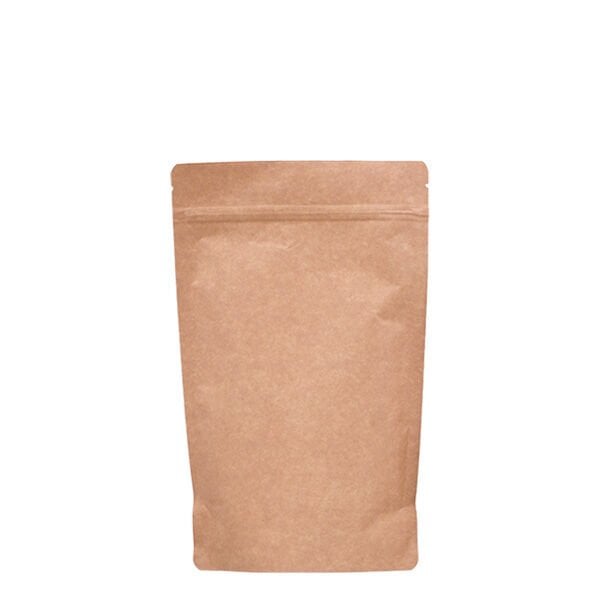 Kraft Alüminyum Kilitli Doypack 16x24x8 cm - 400 gr