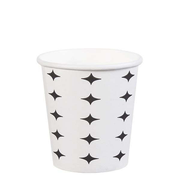 7 oz Yıldız Desen Karton Bardak