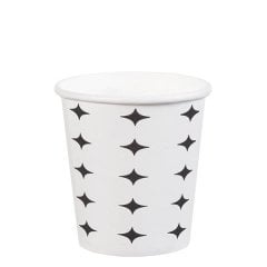 7 oz Yıldız Desen Karton Bardak