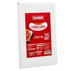 Cook EDT Hazır Kesilmiş Pişirme Kağıdı 33x42 cm