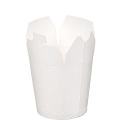 Trendpack 16 oz Beyaz Karton Noodle Kutusu Yeni Kilit