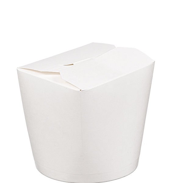 Trendpack 16 oz Beyaz Karton Noodle Kutusu Yeni Kilit