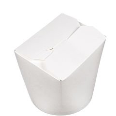 Trendpack 16 oz Beyaz Karton Noodle Kutusu Yeni Kilit
