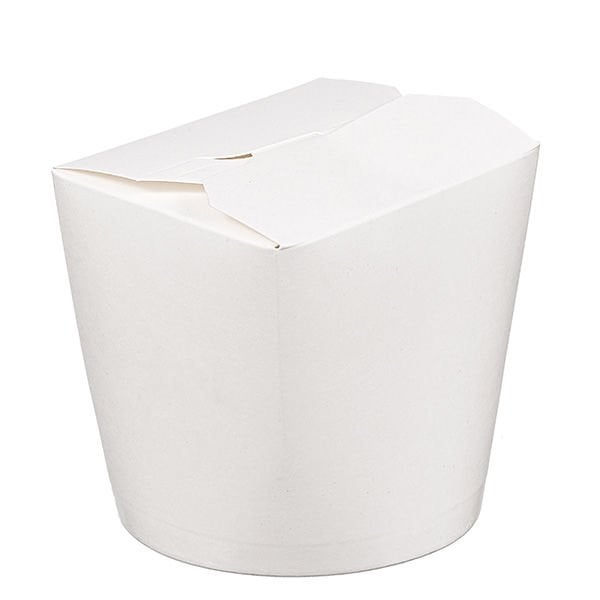 Trendpack 26 oz Beyaz Karton Noodle Kutusu Yeni Kilit