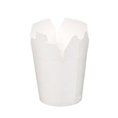 Trendpack 26 oz Beyaz Karton Noodle Kutusu Yeni Kilit