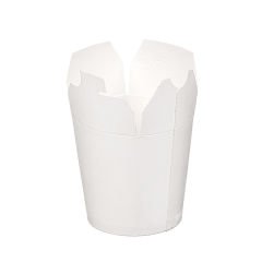 Trendpack 26 oz Beyaz Karton Noodle Kutusu Yeni Kilit