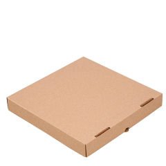 Baskısız Kraft Pizza Kutusu 30x30x4 cm 100 Adet