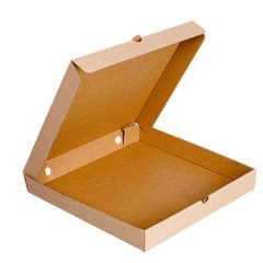 Baskısız Kraft Pizza Kutusu 30x30x4 cm