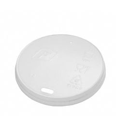 14-16 oz Karton Sıcak içecek Kapağı Beyaz