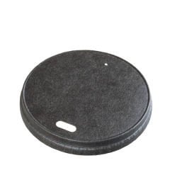 14-16 oz Karton Sıcak içecek Kapağı Siyah
