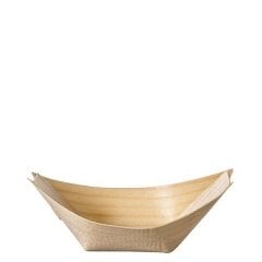Bambu Kayık Tabak Düz 4 x 7 cm 50 Adet