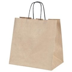 Naturel Kraft Çanta Büyük Boy Siyah Saplı 32x21x31 cm