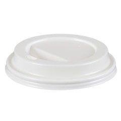 8-9-12 oz Karton Bardak Sıcak İçecek Kapağı Beyaz