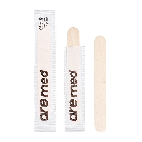 Sargılı Ahşap Dil Çubuğu (Abeslang) Büyük Boy 14x2 cm