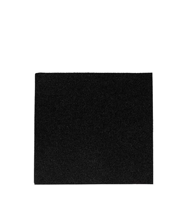 Airlaid Kumaş Dokulu Kare Siyah Peçete 20x20cm