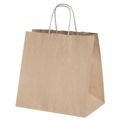 Yeni Naturel Kraft Çanta Büyük Boy 30x20x32 cm