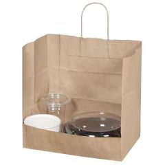 Yeni Naturel Kraft Çanta Büyük Boy 30x20x32 cm