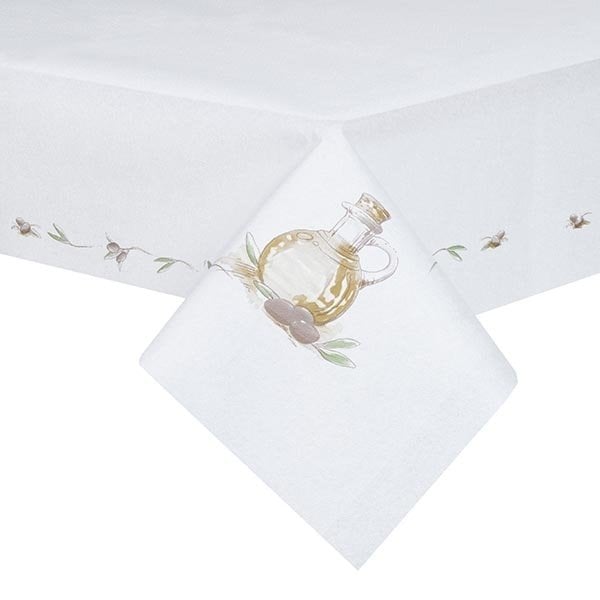 Zeytin Desen Kağıt Masa Örtüsü 130x100cm