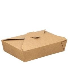 Kraft Karton Menü Kutusu 14x19.5x5 cm