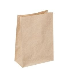 Sapsız Kraft Taşıma Torbası Orta Boy 22x12x31cm