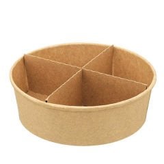 187 mm Kraft Kase İçin 4 Bölme Seperatörü