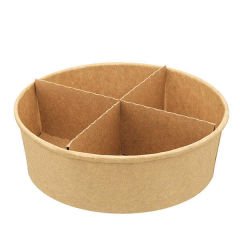 187 mm Kraft Kase İçin 4 Bölme Seperatörü