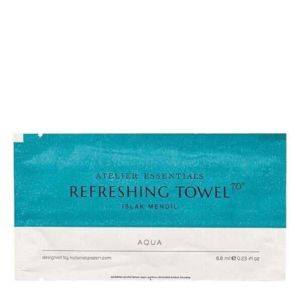 Atelier Essentials Kolonyalı Mendil Aqua (Alkollü)