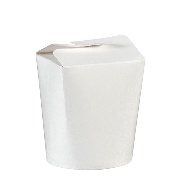 Trendpack 16 oz Beyaz Karton Noodle Kutusu