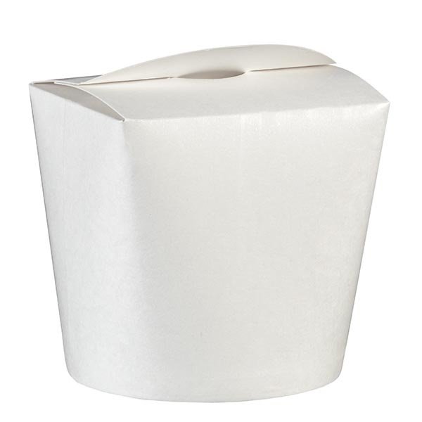 Trendpack 26 oz Beyaz Karton Noodle Kutusu