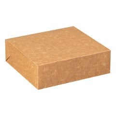 Kraft Karton Kuru Pasta Kutusu 20x20x6,5 cm