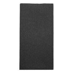 Kitap Katlama Siyah Airlaid Kumaş Dokulu Peçete 33x33cm