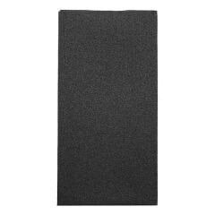 Kitap Katlama Siyah Airlaid Kumaş Dokulu Peçete 40x40cm