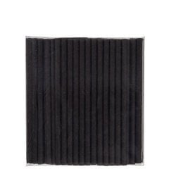 Kağıt Kokteyl Pipet Siyah 6x15 cm 100 Adet