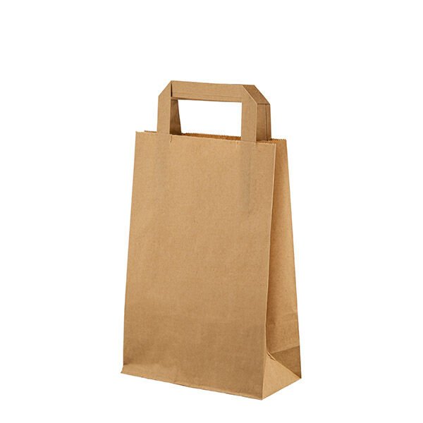 Naturel Kraft Çanta Düz Saplı Mini Boy 18x8x26 cm