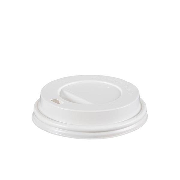 4 oz Sıcak İçecek Kapağı Beyaz