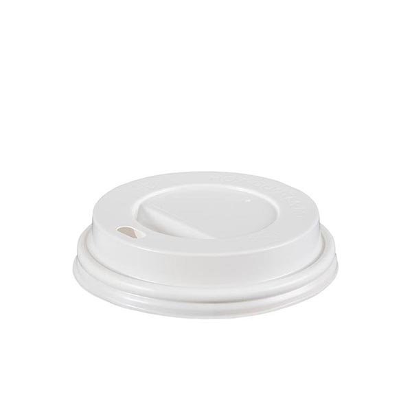 4 oz Sıcak İçecek Kapağı Beyaz