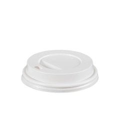 4 oz Sıcak İçecek Kapağı Beyaz