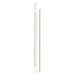 Beyaz Frozen Kağıt Pipet Kağıt Sargılı 8mm x 23 cm