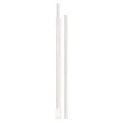 Beyaz Frozen Kağıt Pipet Kağıt Sargılı 8mm x 23 cm
