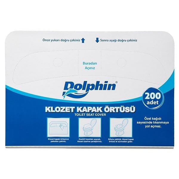 Dolphin Klozet Kapak Örtüsü 200'lü 200 Adet